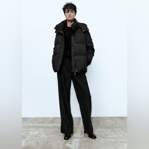 Zara WATER REPELLENT PUFFER JACKET